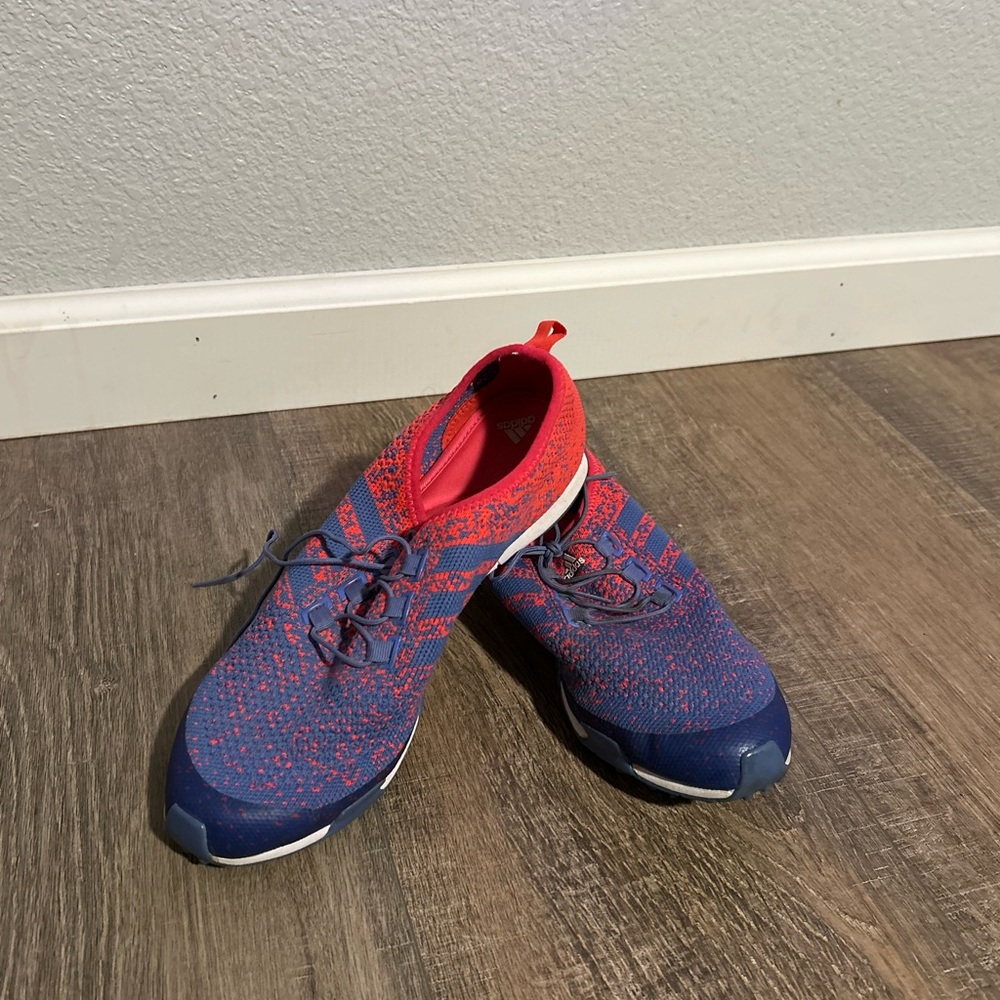 Adidas Pink and Blue Sneakers